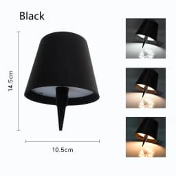 AITHEA Wireless Wine Bottle Cork Lamp Touch Control Dimmable LED Desk Light USB C Charging for Home Bar Decor