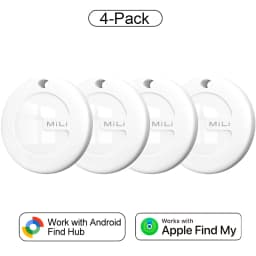 MiLi MiTag Dual System Bluetooth GPS Tracker Locator Smart Location Tag Keys Finder Works With Apple Find My&Google Find Hub