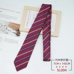 New Trendy Wine Red Black Striped Belt Collocation Many Uses Fit With Jeans Hair Tie Neckerchiefs Daily Wear 7cm Brown Neckties