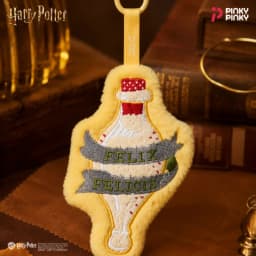 Pinky Harry Potter Plush Bag Charms Accessory Keychain for Daily Halloween Christmas Birthday Gift for Girls Students Fans