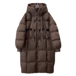 Schinteon Women White Duck Down Long Jacket Casual Loose Over Size Autumn Winter Outwear with Hood Korean Style Thick Coat 2026