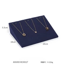 Dark Blue Jewelry Rack Light Luxury Ring Necklace Bracelet Decoration Bracelet Watch Display Table Jewelry Display Props