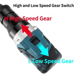 Powerful Riveting Gun Brushless Electric Rivet Nut Machine Kit with Riveter Heads Automatic Electric Riveter Set Riveting Tool