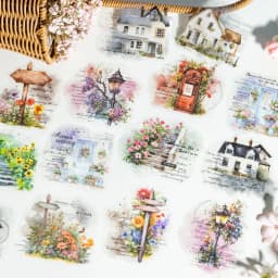 10pcs/lot Kawaii Stationery Stickers Idyllic Chapter Diary Planner Decorative Sticker Scrapbooking Journal DIY Craft