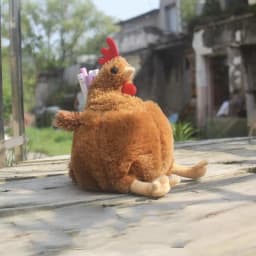 1Pcs Cute Soft Stuffed Chicken Home Decor Dolls Pencil Case Simulation Funny Plush Chicken Toys Pen Bag For Kid Christmas Gifts