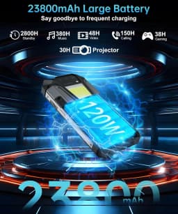 8849 Tank 2 PRO Unihertz Projector Rugged Smartphone 100 Lumen Android15 23800mAh 120W 512GB 100MP Camera Night Vision IP68 2026