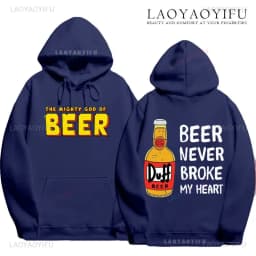 Duff Beer Hoodie Funny The Simpsons Duff Classic Beer Graphic New in Hoodies & Sweatshirts Pullover Sweatshirts Men Women Tops