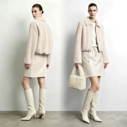 Amii Women's Faux Fur Coat Lapel Collar Oversized Warm Slimming Minimalist Versatile Commuter Winter Women's Coat 12624092
