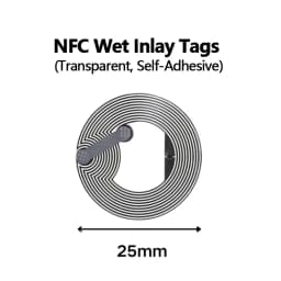 NFC Chip Sticker nfc213 Electronic Tag NTAG213 Wet Inlay Passive Induction Anti-Counterfeiting Label for Shortcut Command
