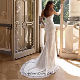Customized Elegant Satin Strapless Wedding Dress Dreamy Applique Beading Robe de mariée Exquisite Mermaid Tulle Vestido De Novia