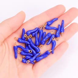10Pcs 3D Pepper Enamel Alloy Pendant Cute Mini Red Chili Food Charm for Women's Bracelet Earrings DIY Jewelry Making Accessory