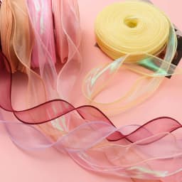 1 Meter Silk Ribbon Organza Satin For DIY Craft Gift Jewelry Packaging Decoration Wedding Bouquets Wreath Sewing Supplies