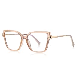 VICKY Simple Design Fashionable Large Frame Anti-Blue Light Glasses Women's Reading Glasses Customizable Prescription PFD2208