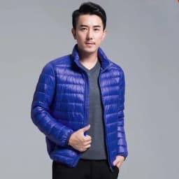 2024 New Arrivasl Men's Ultra Lightweight Packable Down Jacket Autumn Spring Winter Water and Wind-Resistant Breathable Coat