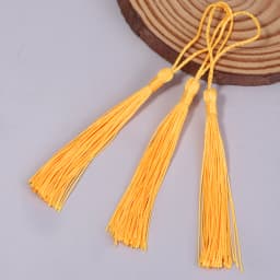 30pcs 13cm Hanging Rope Polyester Tassel Fringe Soft Flossy Tassel For DIY Bookmark Keychain Pendants Jewelry Making Accessories