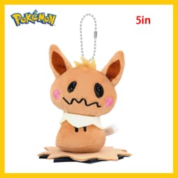 Mimikyu Eevee Plush Keychain Pocket Monster Cos Eeveelution Snorlax Doll Anime Pendant For Fan Collectible Sylveon Present Decor