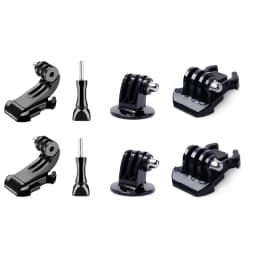 For GoPro Hero 13 12 11 10 9 J Hook Buckle Torso Helmet Mount Base For Insta 360 X5 X6 DJI Action 6 4 5 Pro OSMO 360 Accessories