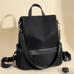 Multi Functional Anti-theft Women Backpack Fashion Color Blocking Teenager Students School Book Bags Female Travel Shoulder Bag