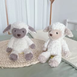 Soft Fluffy Sheep Toys Animal Stuffed & Plush Dolls 35cm Cuddly Lamb for Kids Children Gifts Appease Toys Sleeping Pillow