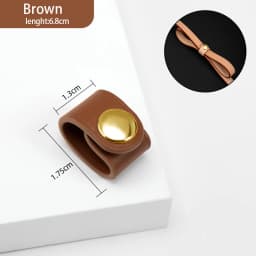 CRAZYSMITH Shortened Straps Fastening Buckles Converted Straps Underarm Accessories Bag Straps Adjusters for LV Nano Bucket Bag