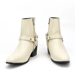 Men's High-Heeled Chelsea Double Elastic Boots