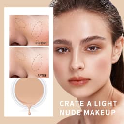 QIC Waterproof & Sweatproof Concealer Cream - Tattoo Coverage, Long-Lasting Foundation, Natural, Full Coverage, All Skin Types