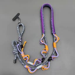 Multi-purpose Outdoor Phone Hand-woven Lanyard Camera Crossbody Strap Tactical Replacement Adjustable Bag Strap Accessories