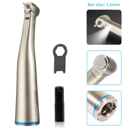 1:1 Ratio Contra Angle Dental Fiber Optic Low Speed Inner Spray fit FG1.6 / CA2.35mm Burs Pneumatic Tools Fit K-AVO N-SK