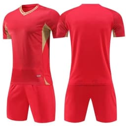 Custom Men Soccer Uniforms For Team Short Sleeve Kits Youth College Football Jerseys Set Quick Dry Sports Shirts Suit Tracksuits