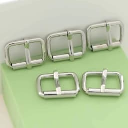 5PCS Roller Buckle Metal Adjustable Belt Pin Buckle Bag Strap Slide Tri-Glide Buckle Webbing Hardware DIY