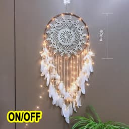 Big Dream Catcher Hanging/Light Decoration nordic Decoration Home Girls Room/Nursery/Kids Decor dreamcatcher Children Room New 5
