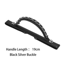 Cowhide Leather Chain Top Handle,Wear-through Handle Replacement Accessories Compatible with WOC Wallet On Chain Bag