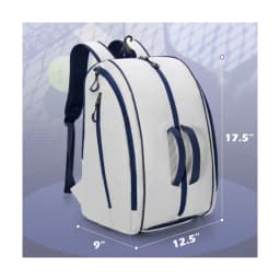 20-35L Paddle Tennis Backpack Pickleball Racket Bag Sport Waterproof Badminton Racket Storage Backpack with Shoe Compartment