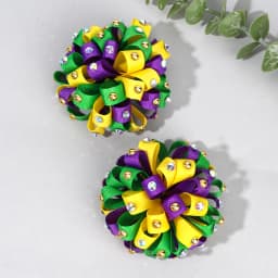 2Pcs Flower Hair Clips Sweet Hydrangea Heart Decoration Hairpin Cute Floral Barrette Girls Kid School Headdress Hair Accessoires