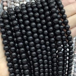 Natural Stone Colorful Garnet Red Amber Yellow Olive Green Glass Crystal Round Loose Beads For Jewelry Making DIY Bracelet