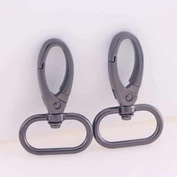 5pcs Swivel Lobster Clasp for Strap Bag Metal Buckles Webbing Belt Snap Hooks Keyring Carabiner DIY Accessories