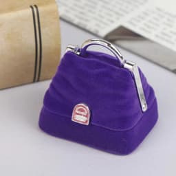 1 Piece Small Jewelry Box Velvet Wedding Ring Box Necklace Display Box Cute Bear Gift Box Container Case For Jewelry Packaging