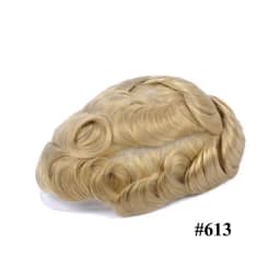 Versalite HD Lace PU Men Toupee Real Indian Human Hair Wigs Lace PU Hair Wig Hair System Male Capillary Prosthesis Hairline