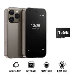 15SE Small Pocket Mobile Phone 3.0 Inch HD Screen 3G WCDMA Android 8.1 Dual SIM Face Unlock WiFi GPS Play Store Mini Smartphone