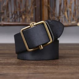 3.8 Wide Pure Cowhide Genuine Leather for Men's High Quality Jeans No Drilling Smooth Buckle Belts Cowboy Waistband Male Fashio
