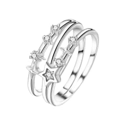 PANPOKI S925 Sterling Silver Flower Butterfly Insect Closed Ring For Women Finger Ring Personality Jewelry Party Trendy Gifts