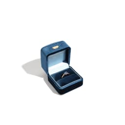 High End Rounded Edge Velvet Jewelry Storage Box with Multi Compartments for Earrings Rings Bracelets Necklaces Organizer Gift