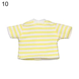 Doll Clothes Suits Stripe Shirt for 1/12 BJD Doll Clothes OB11 Doll T-shirt 1/11 Doll Panties Doll Cotton Socks Doll Accessories