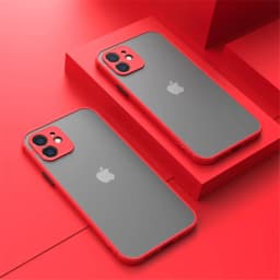 Shockproof Armor Matte Case For iPhone 11 12 13 14 15 16 Pro X XR XS Max 7 8Plus Luxury Silicone Bumper Clear Hard PC Cover Capa