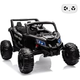 24V Kids Ride On UTV Car Toy w/Remote Control 2×200W Motor Electric Vehicle Spring Suspension & LED Lights Off-Road Toy
