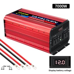 Pure Sine Wave Inverter 12V 220V 5000W 6000W 7000W 8000W DC To AC Portable Power Voltage Converter Car Solar Inverter