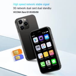 SOYES XS15 Mini Smartphone 3.0" Display Android 8.1 Dual SIM Standby 2GB RAM 16GB ROM 3G Network Backup Gift Small Phone
