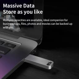 Lenovo Metal USB Adapter Flash Drive USB 3.0 256GB 512GB High Speed Metal Mini U Disk Pendrive 1TB 2TB Memory Stick