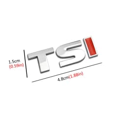 3D Metal TSI Car Side Fender Rear Trunk Emblem Badge Sticker Decals for Volkswagen Sagitar Golf Magotan Polaris Boracay Passat
