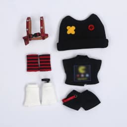 OB11 Clothes Hat Short Sleeve T-Shirt Shorts Socks Cute Suit Shoes for Molly, Bitsu11, YMY, GSC Body, 1/12bjd Doll Accessories